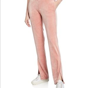 Pam and gela pink velvet pants